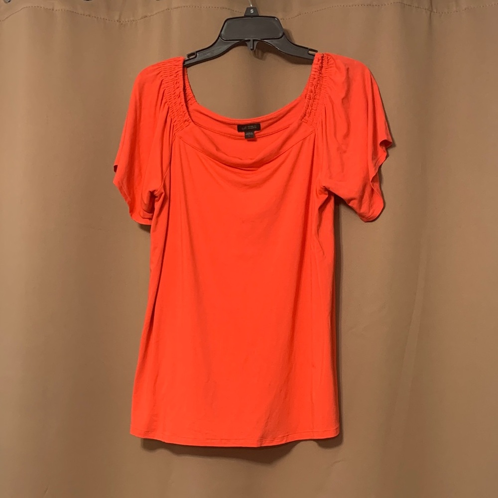 J. Jill Vibrant Orange Blouse